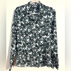 Patrizia Pepe Men's slim fit cotton light button down shirt size 46